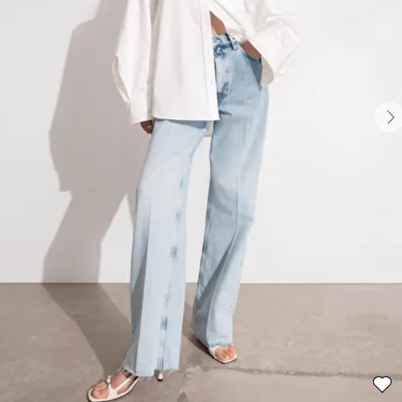 & Other Stories Straight Full Length Jeans 27 - Picture 4 of 9